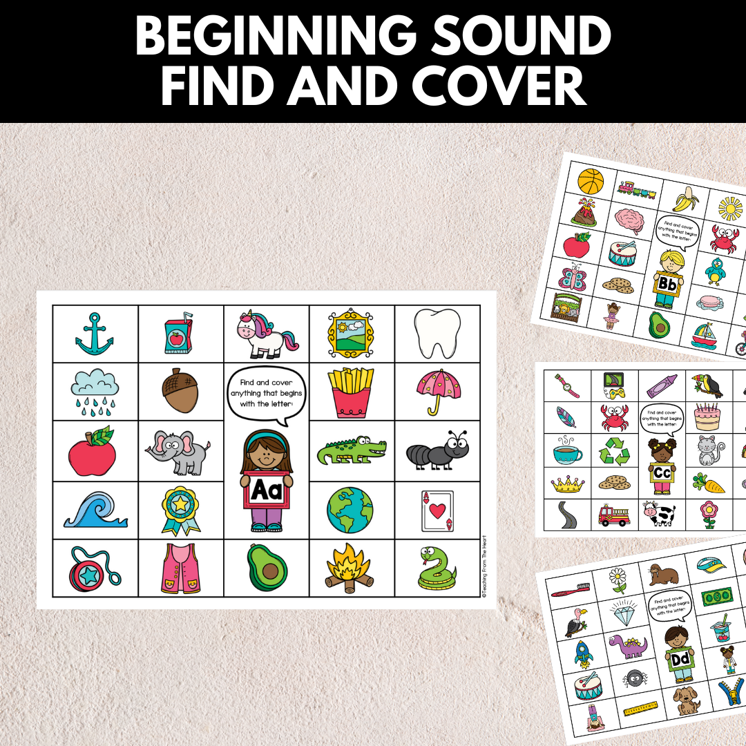 Beginning Sound Find and Cover