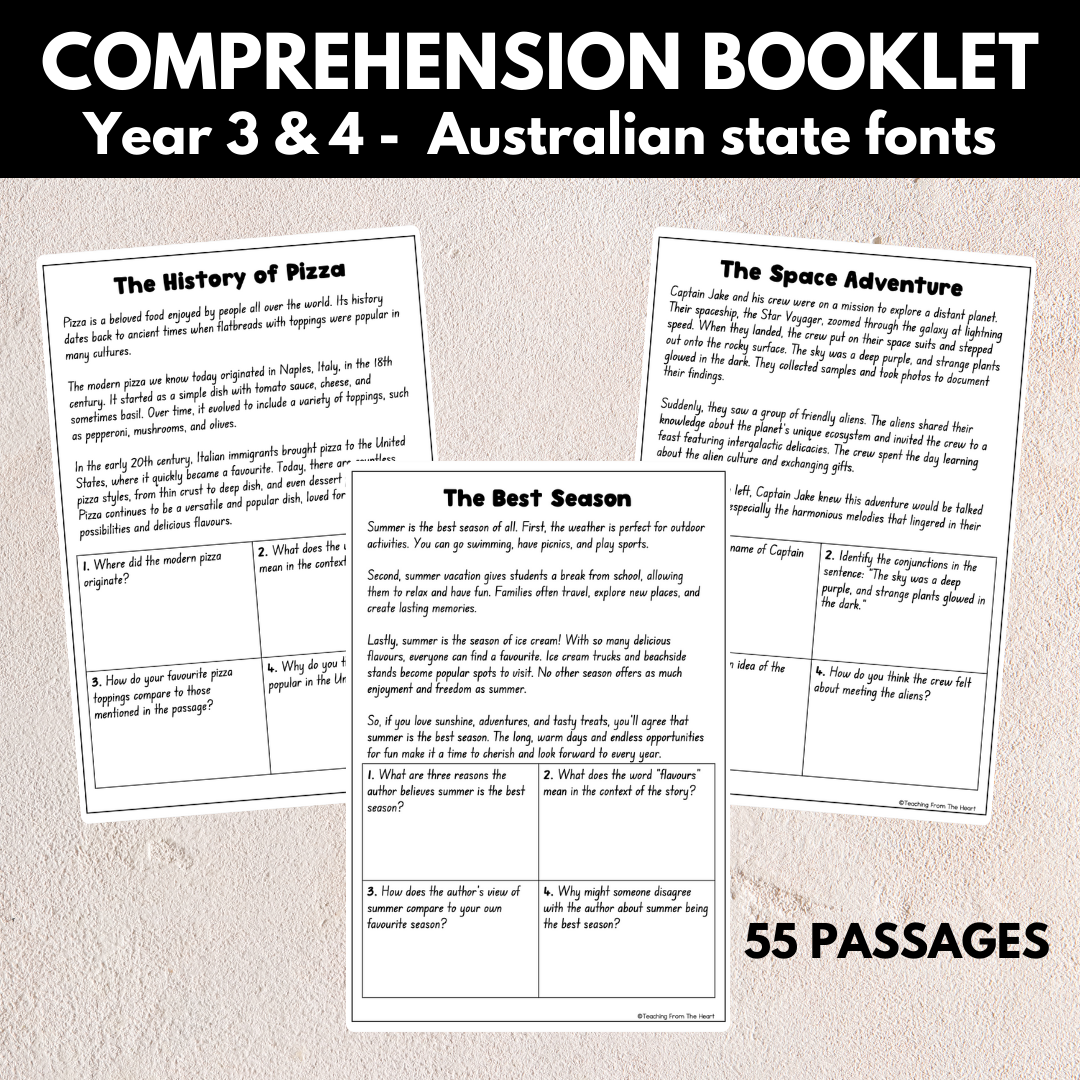 Comprehension Booklet Pack