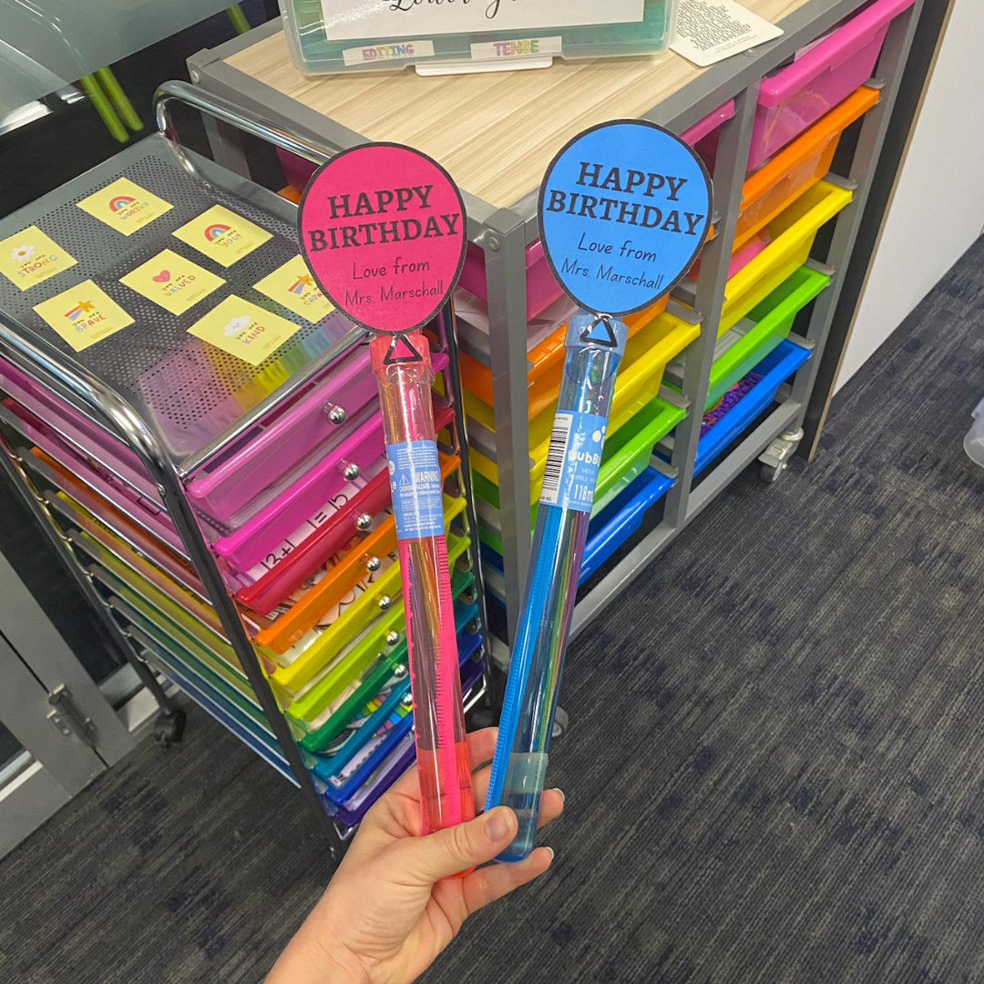 Birthday Tag - Balloon