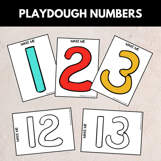 Playdough Numbers