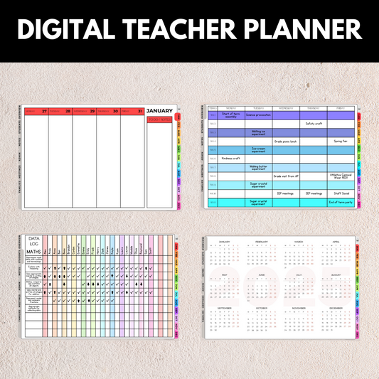 2025 Digital Teacher Planner