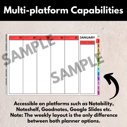 2025 Digital Teacher Planner