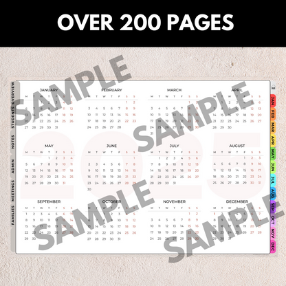 2025 Digital Teacher Planner