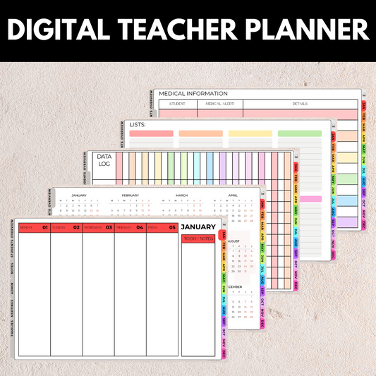 2024 Digital Teacher Planner