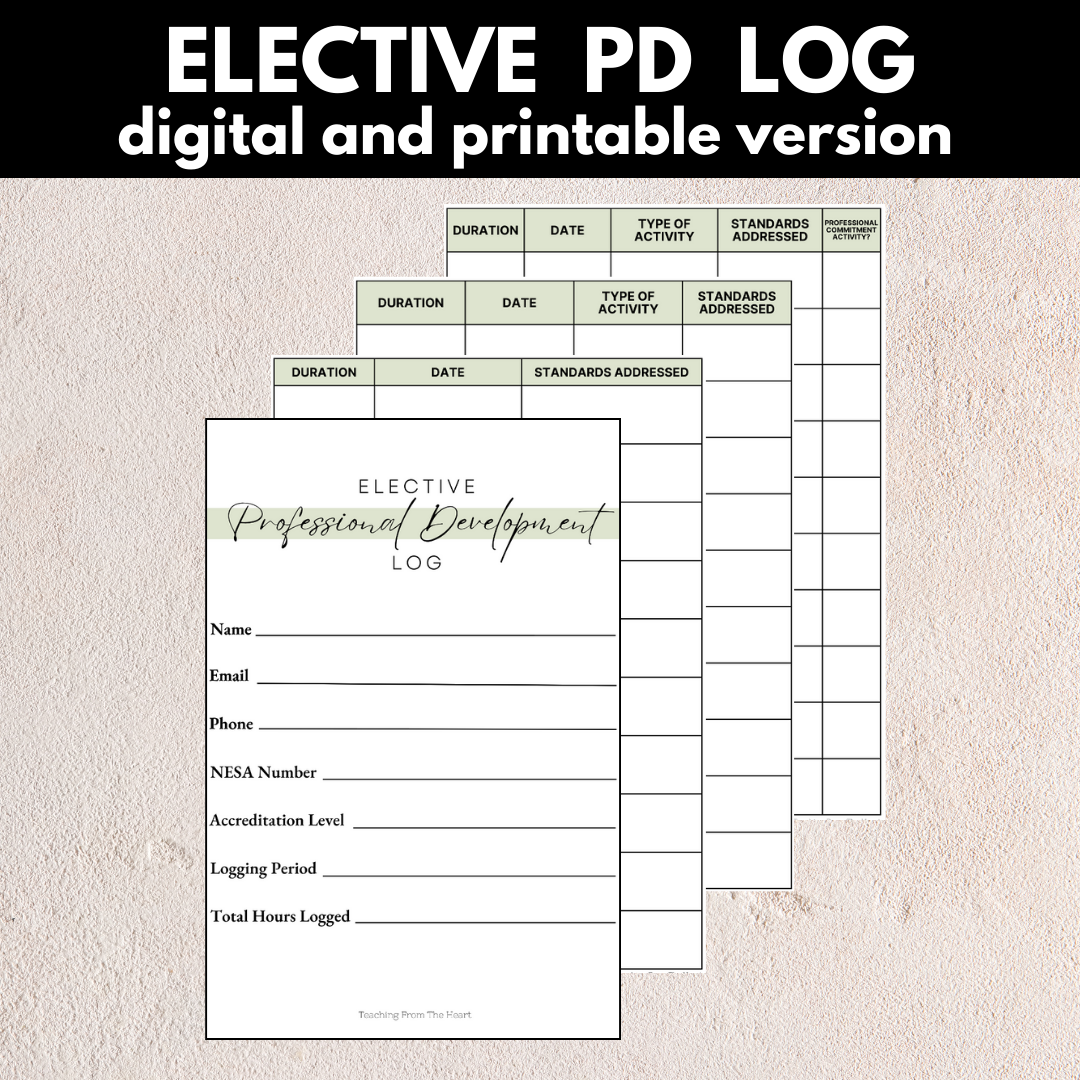 Elective PD Log