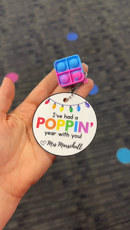 Gift Tag - Poppin' Year