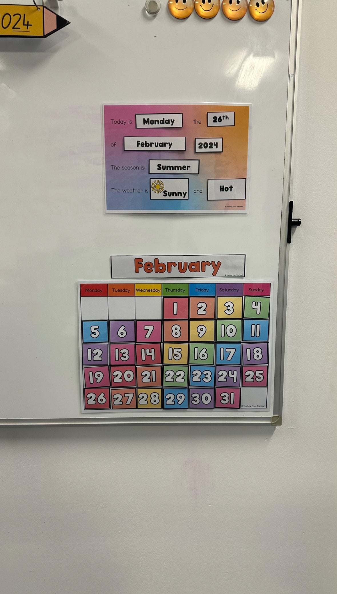 Date and Weather Displays