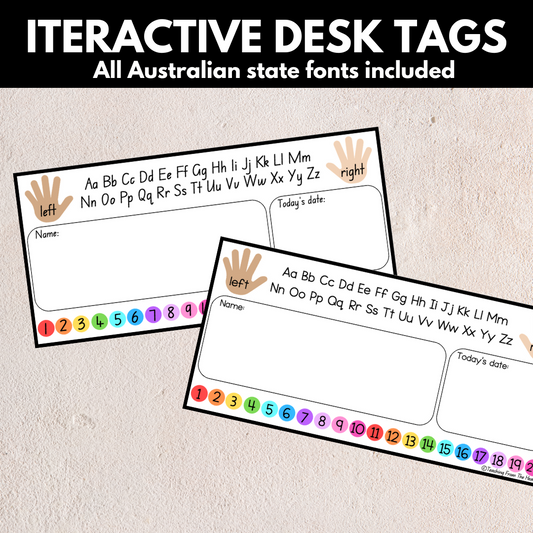 Interactive Desk Tags