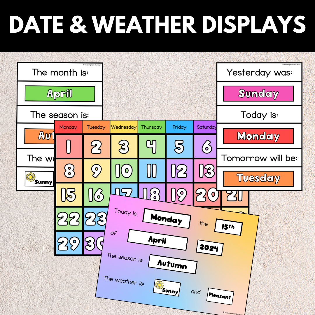 Date and Weather Displays