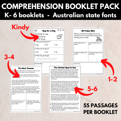 Comprehension Booklet Pack
