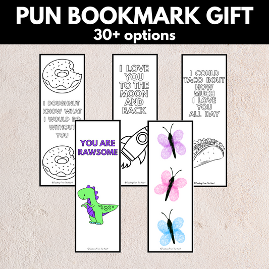 Pun Bookmark Gift