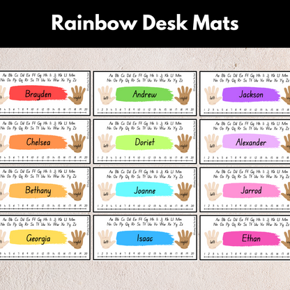 Rainbow Desk Mats