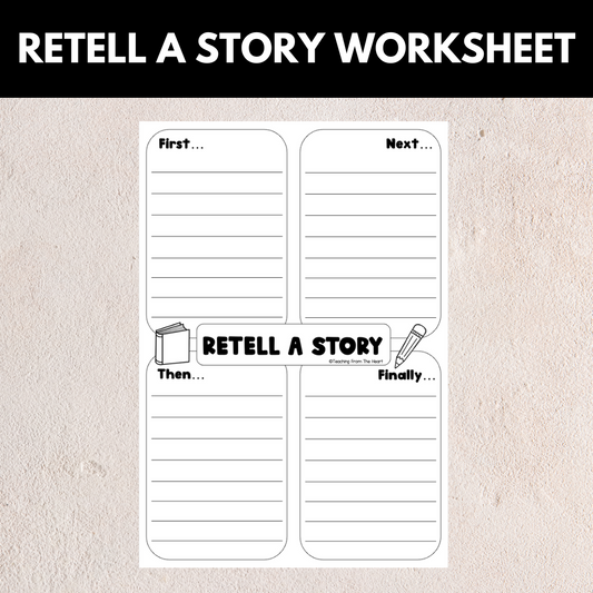 Retell a Story Worksheet