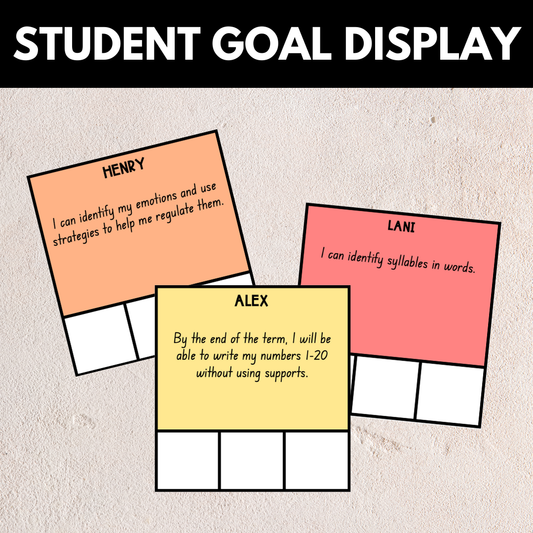 Student Goal Display