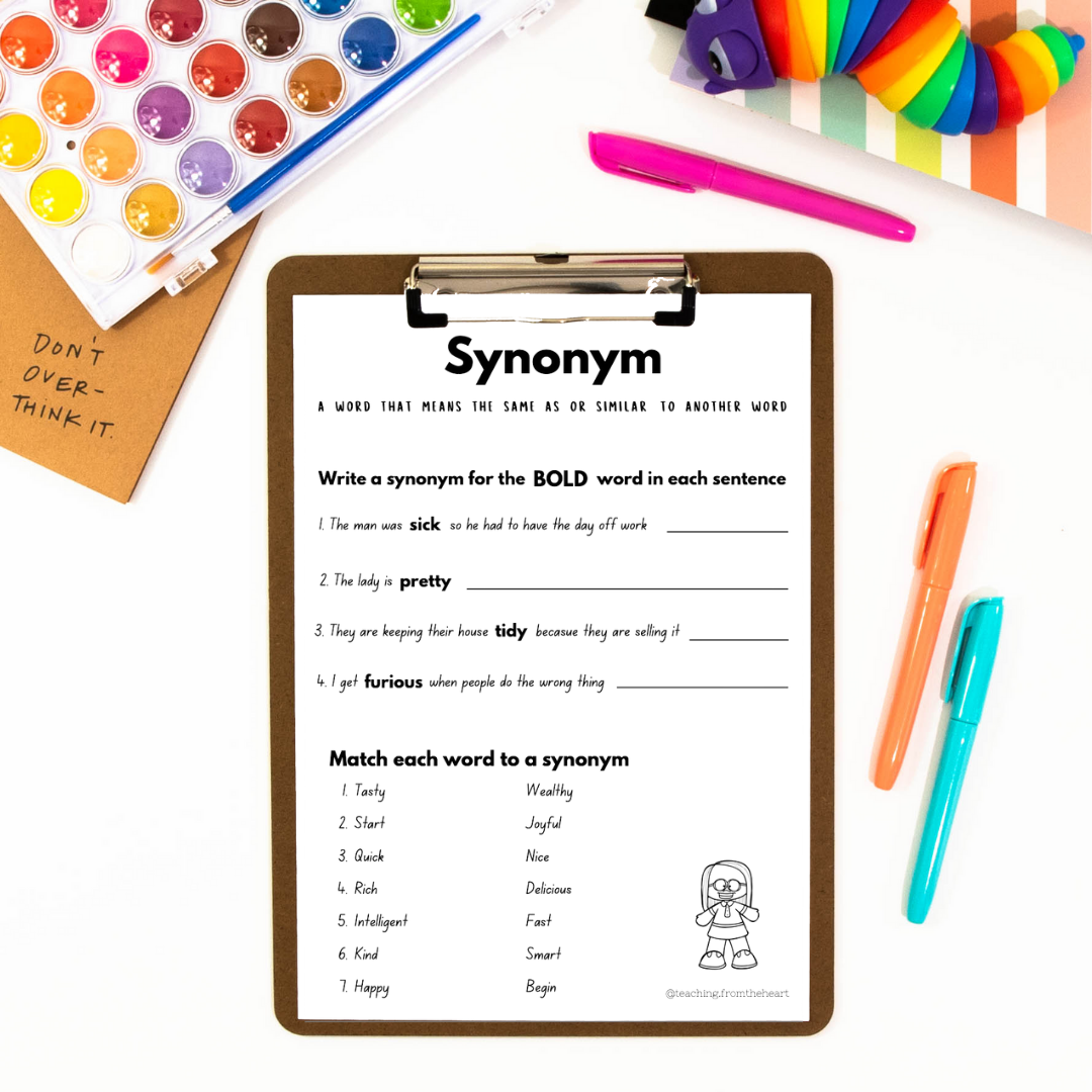 Synonyms and Antonyms