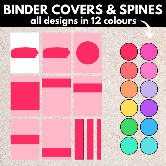 Binder Covers and Spines