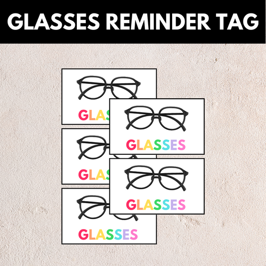 Glasses Reminder Tag