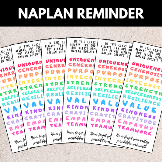 NAPLAN Reminder