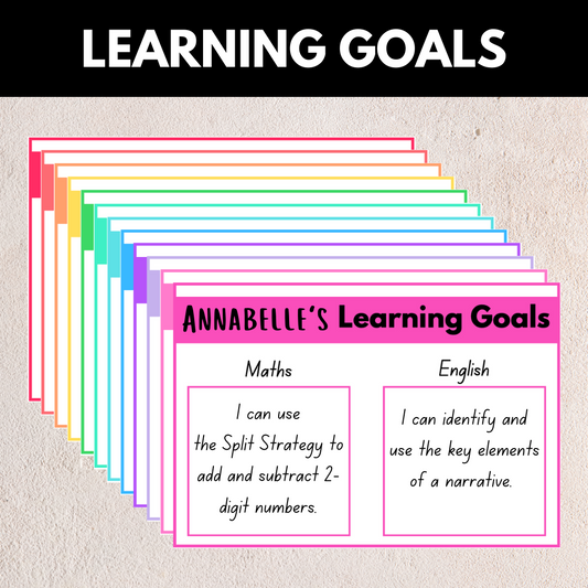 Learning Goal Mats Rainbow