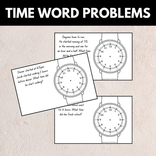 Time Word Problems